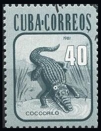 Cuba Reptiles on Stamps