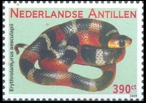 Reptilies Stamps from Netherlands Antilles